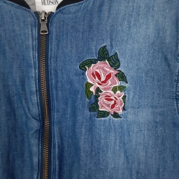 Hudson Bomber Jacket Size Girls XL - Picture 10 of 12